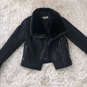 Leather jacket black